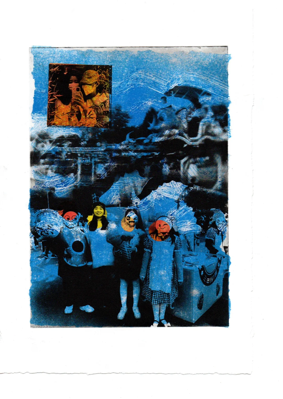 初次实验照相凹版，好玩