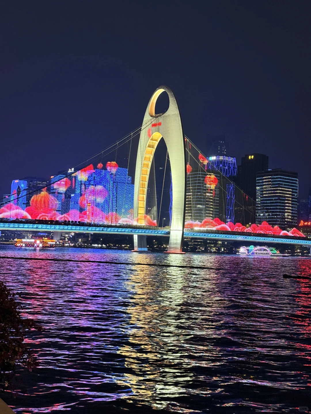 亮灯了！！广州的浪漫是花城给的！！