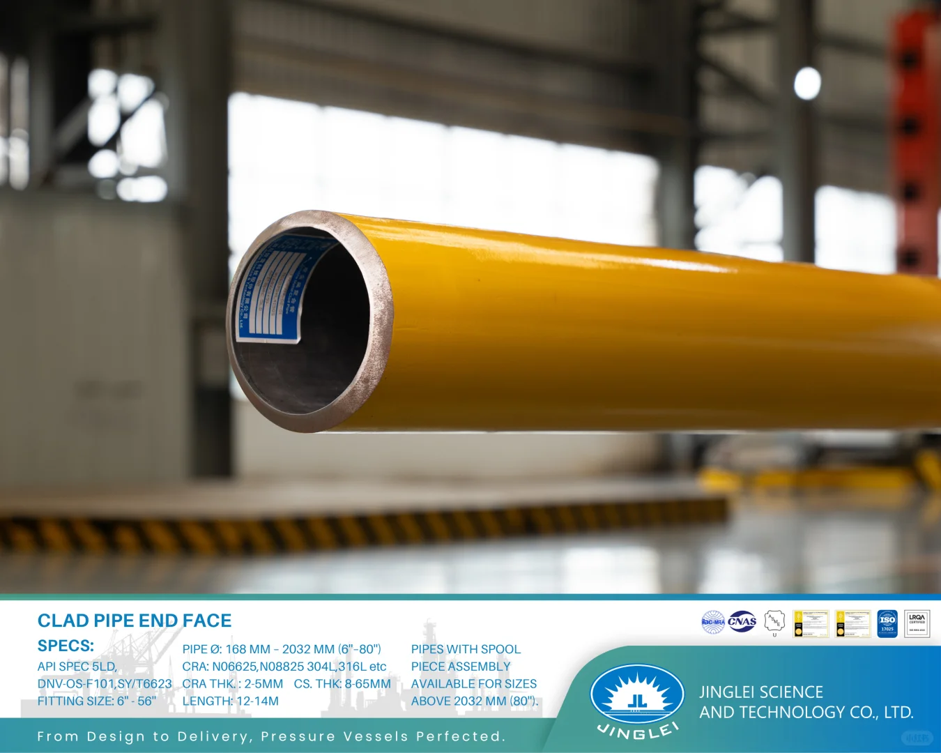 Clad Pipe End Face Showcase