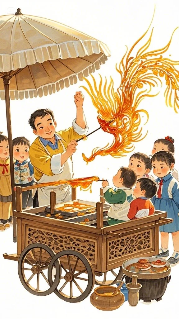 绘画素材——中国风糖画