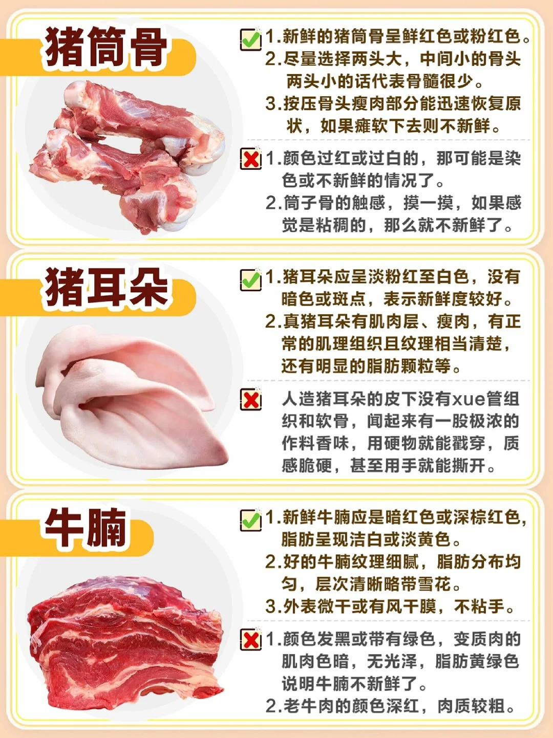 肉类挑选不踩坑