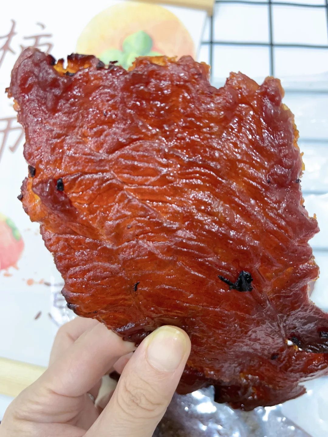 超大块原切猪肉脯，健康美味零食必备选择