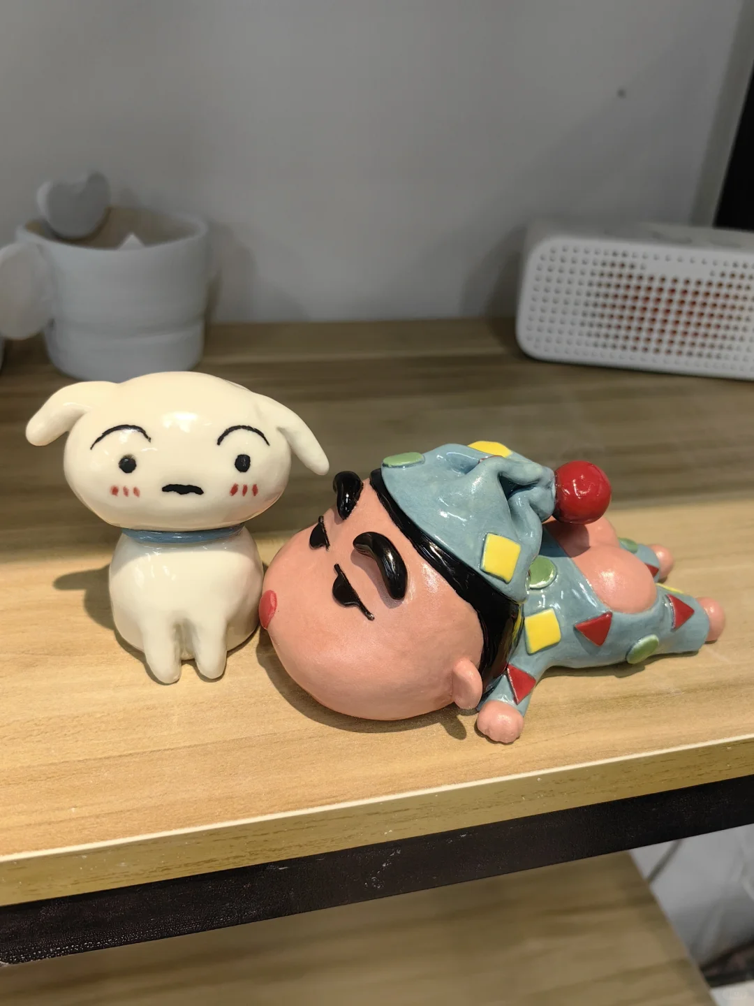 小新和小白都烧好了