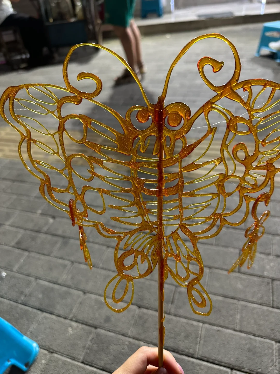 小时候的画糖人