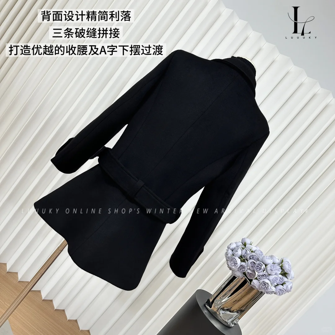 ranran这件黑色大衣 面料已经确定好了✅