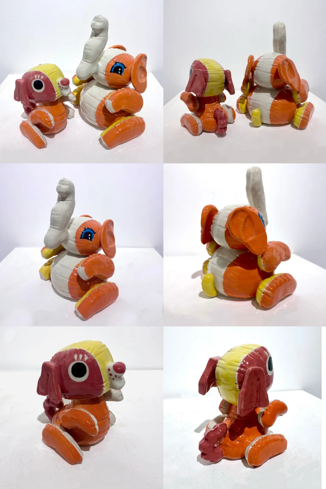 ? 我把80年代的充气玩具用泥巴做出来啦