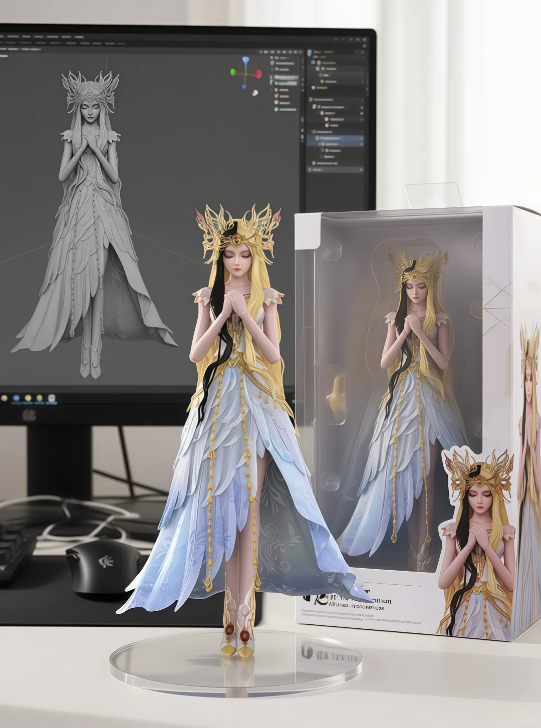 白光莹全形态手办来啦！这也太美了吧！