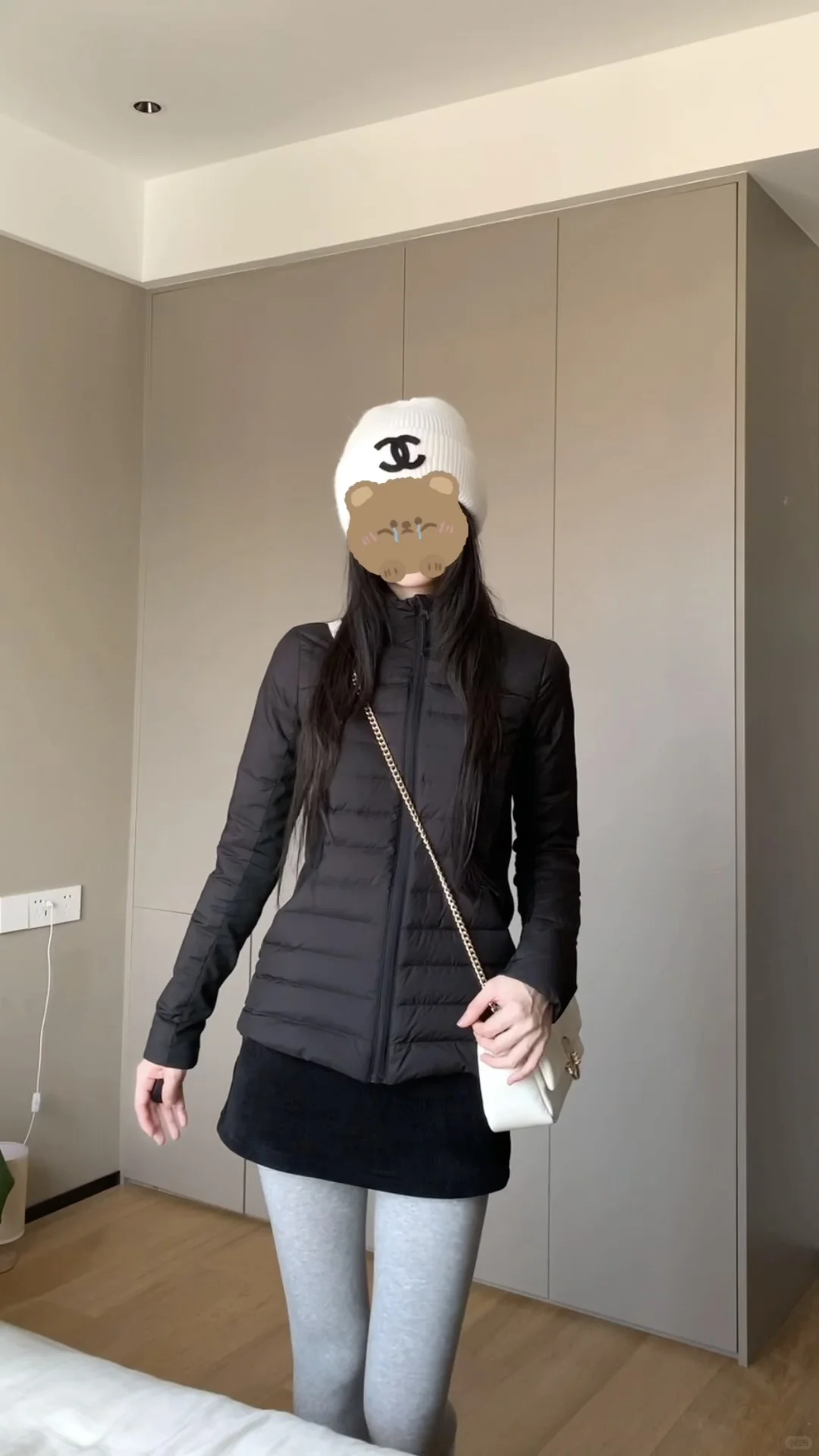 收腰羽绒服的穿搭思路（287）