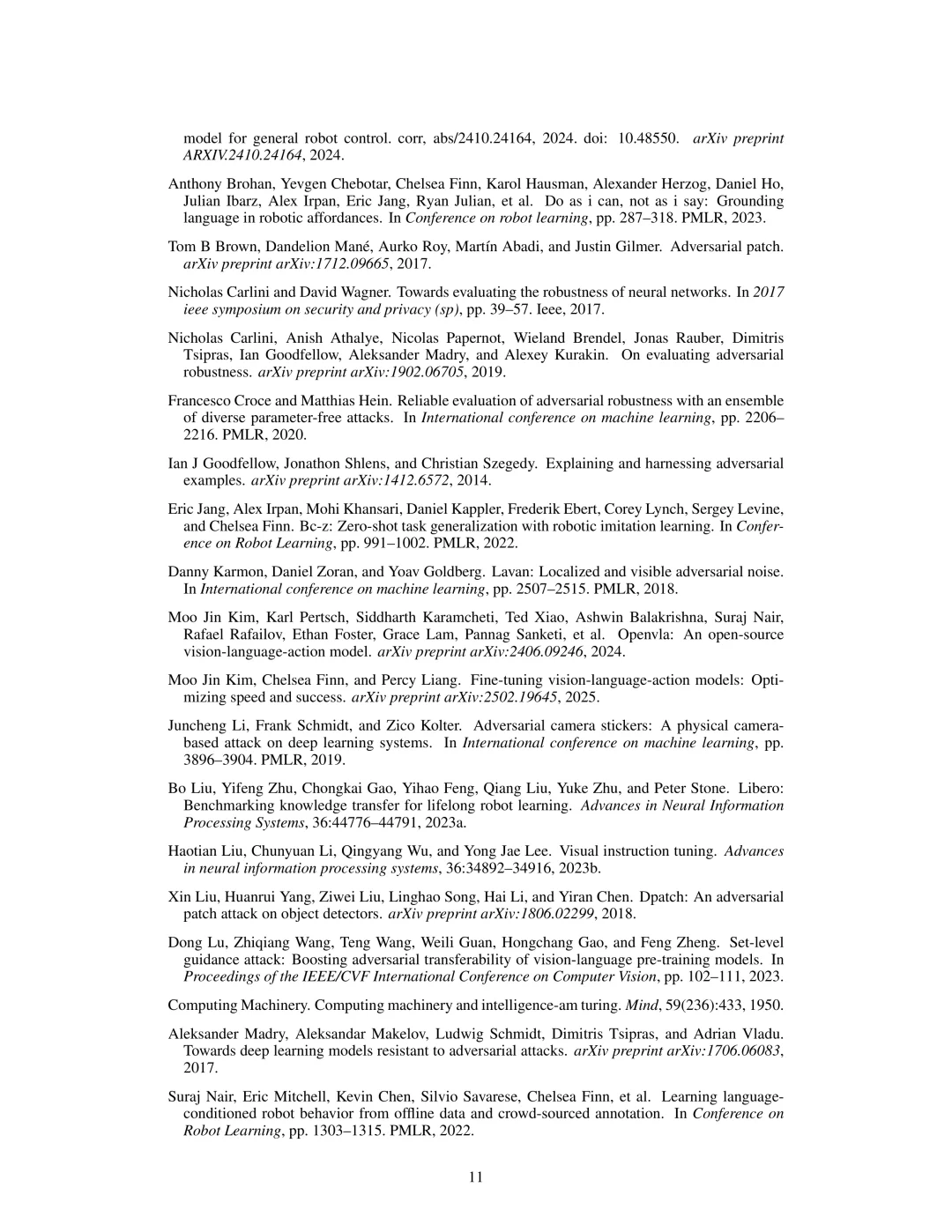 奥克兰：VLA模型防御能否破解对抗攻击？