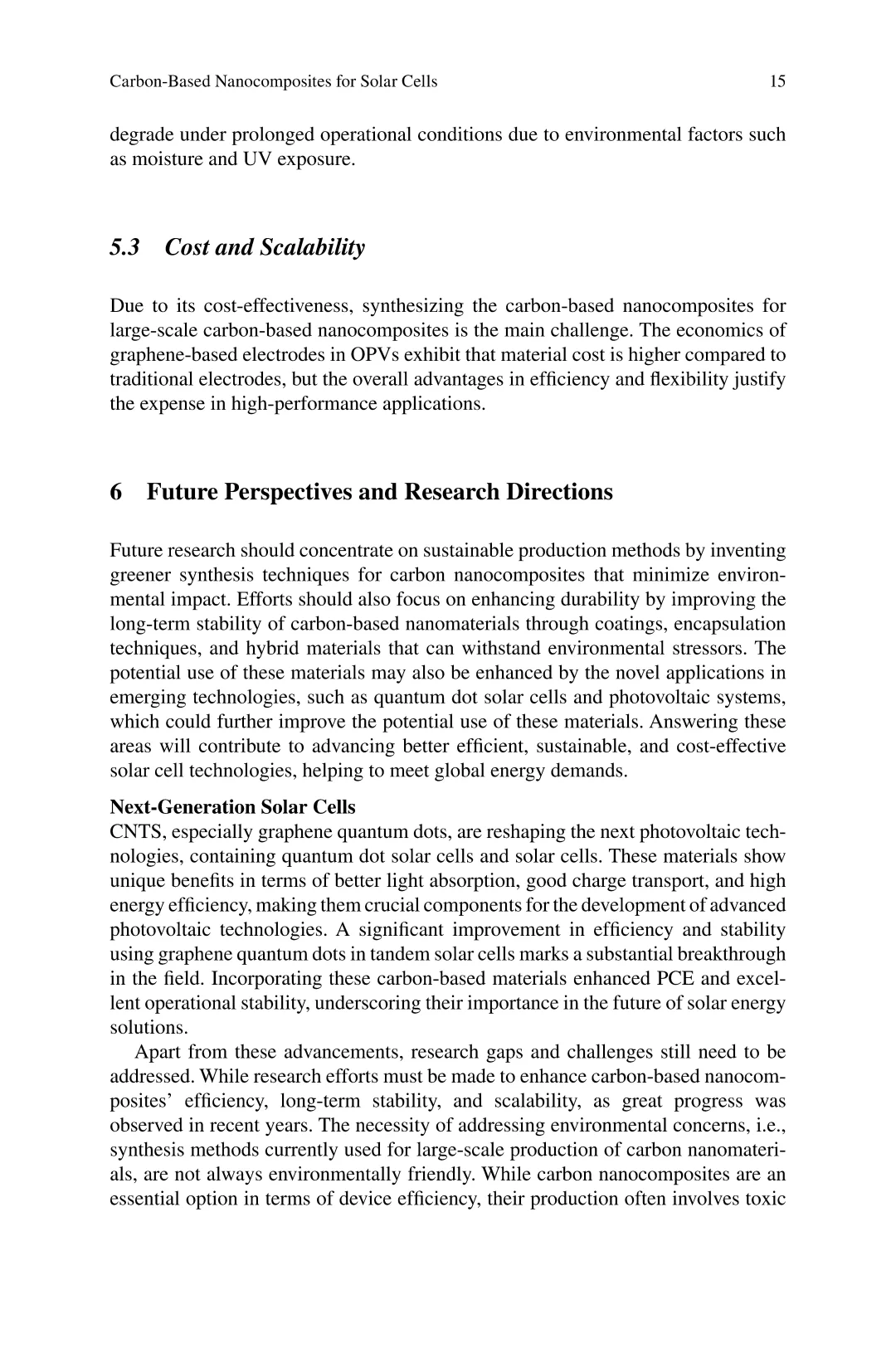 碳基纳米复合材料的可持续应用,第2卷:能
