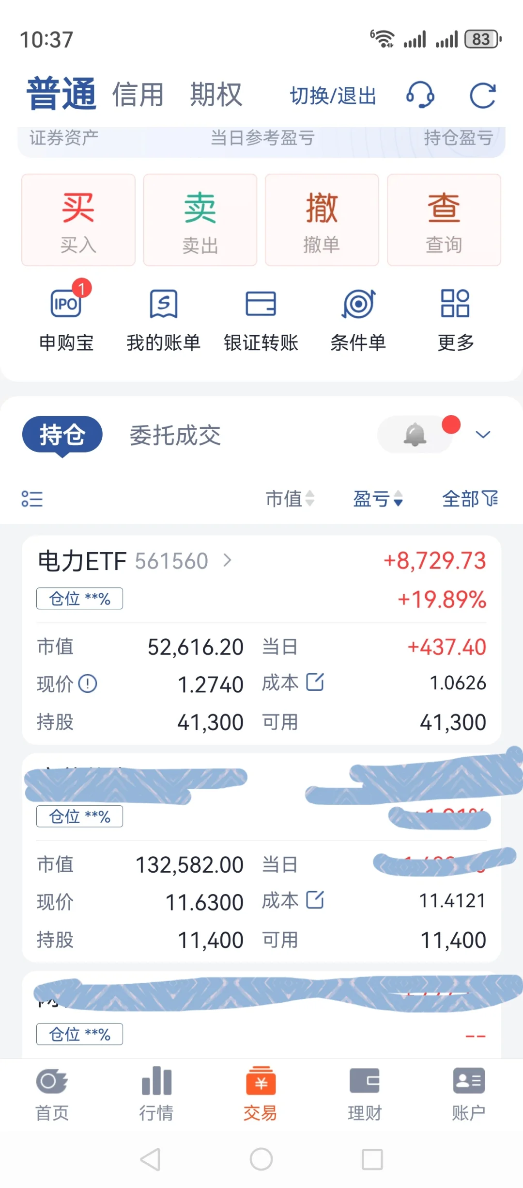 电力ETF今天清仓