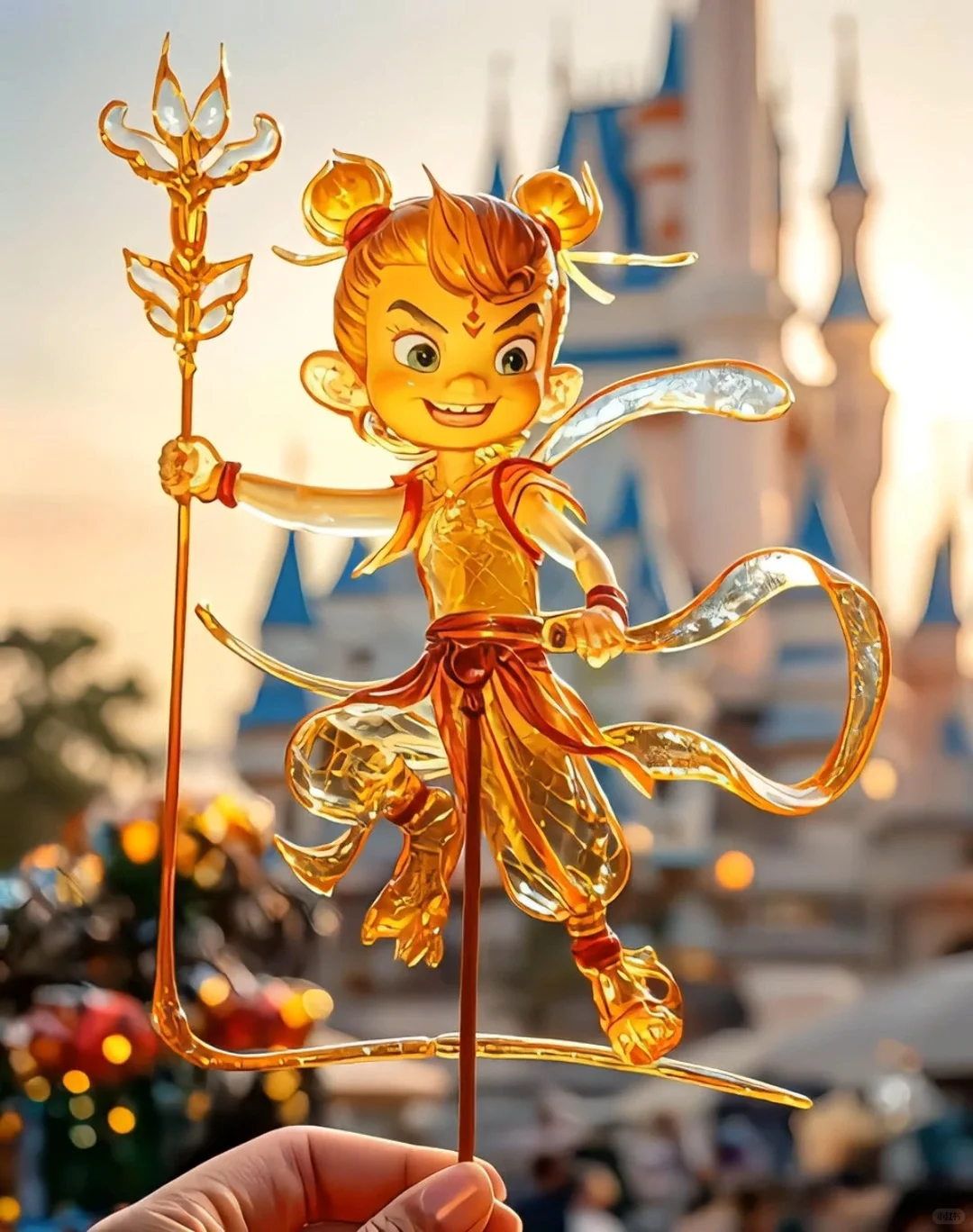 也算是吃上了，哪吒糖画?