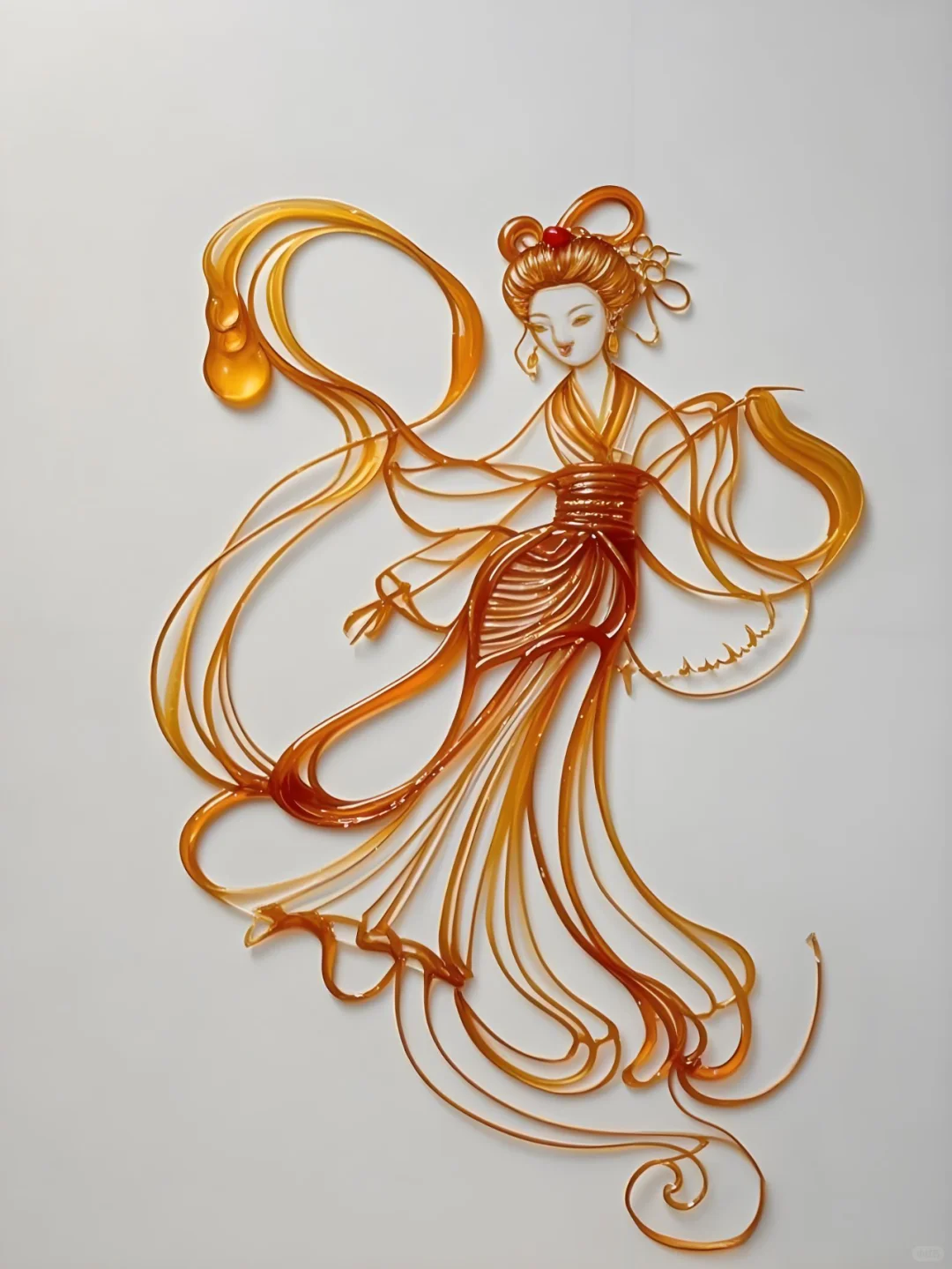 中国非遗 || 糖画中的古装仙子来啦！