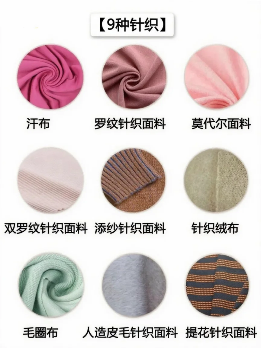 吐血整理77种常见面料大全！