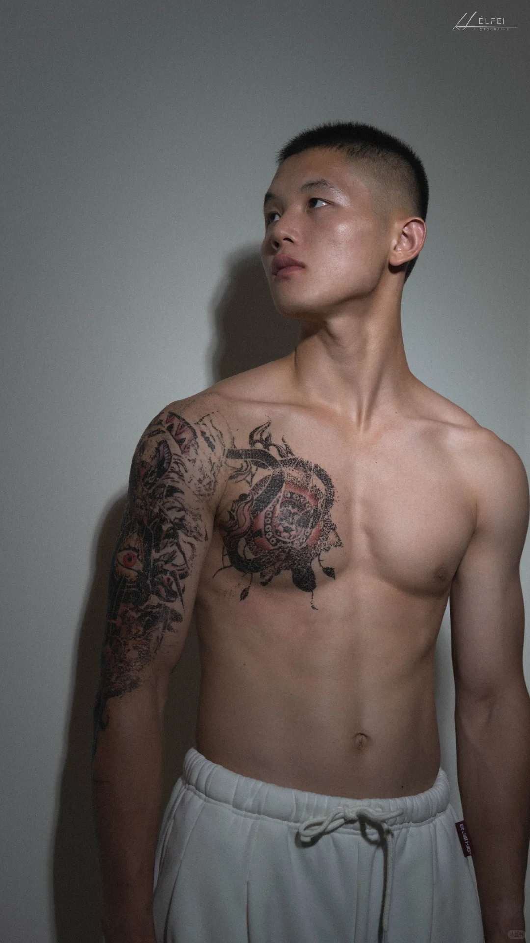 纹身贴，这么大面积的也是第一次了！