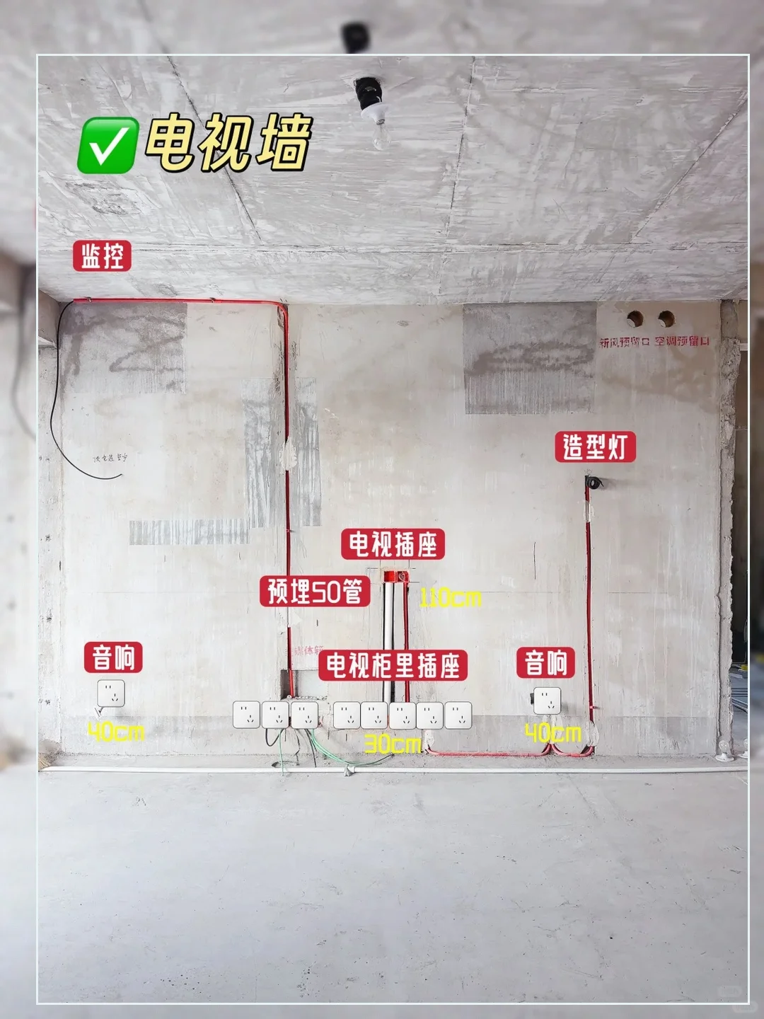 全屋水电位置图！替你们整理好了 拿走拿走
