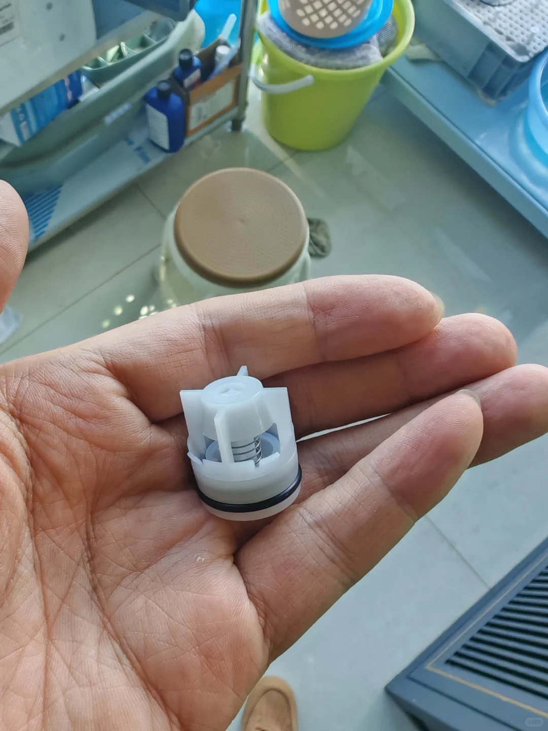 鱼缸手搓之三（止回阀）