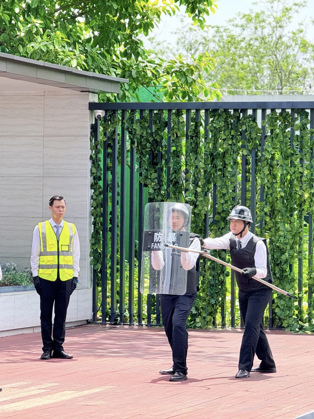 案场物业秩序部防暴培训