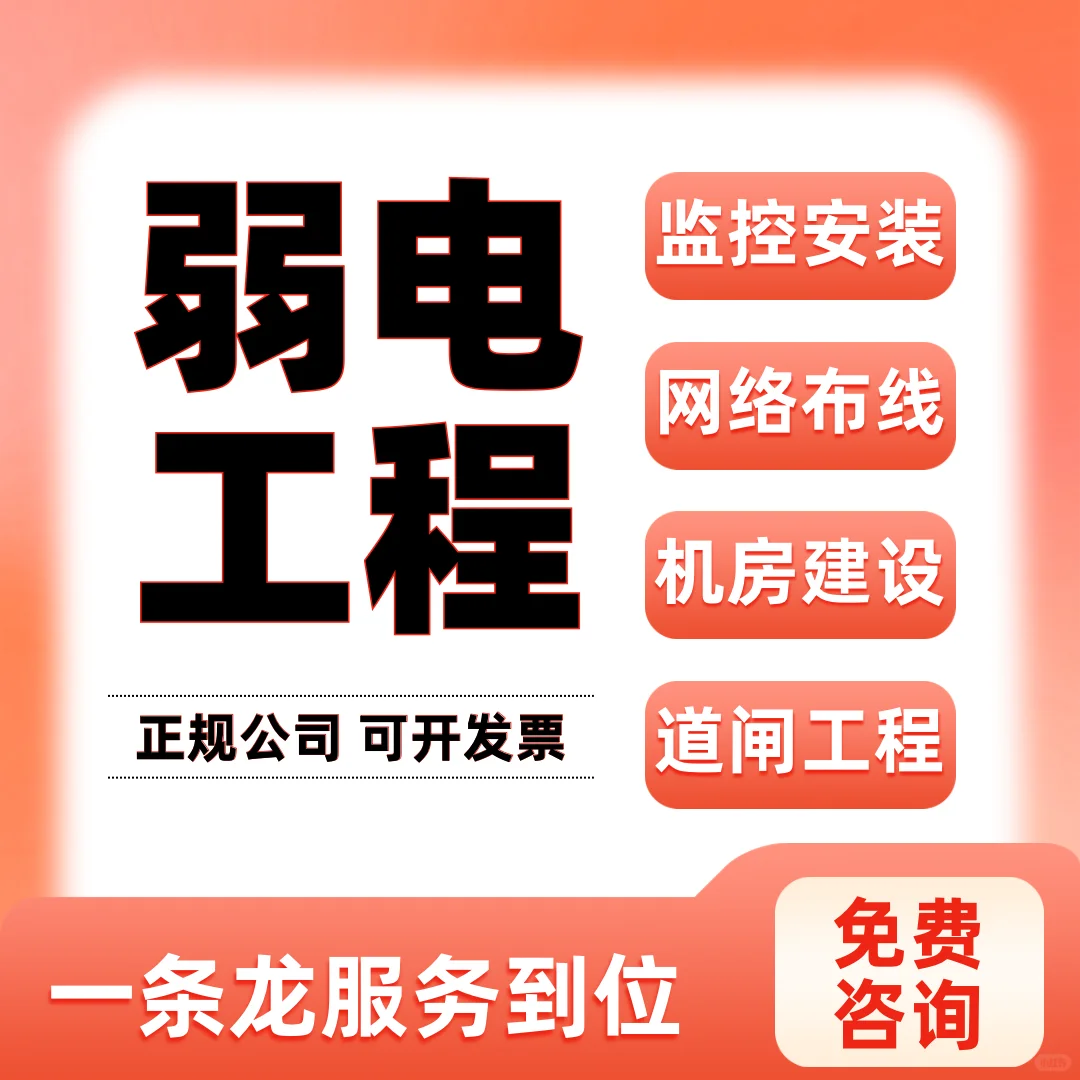 珠三角地区承接 监控安装 网络门禁道闸 安