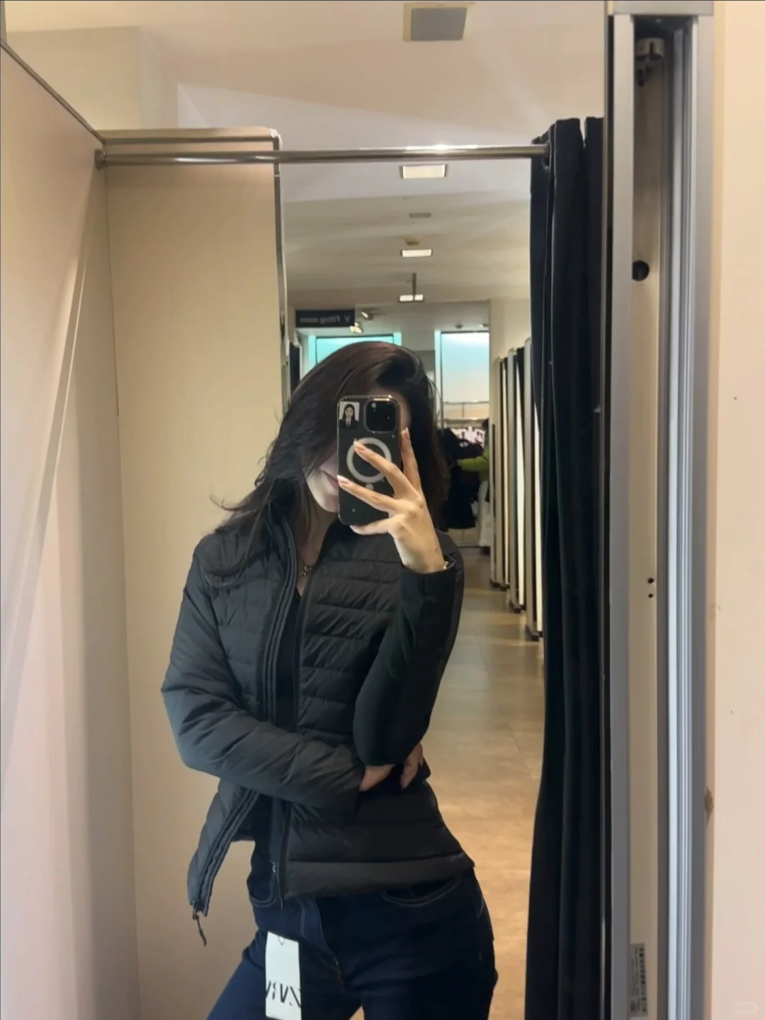 瘦了 连羽绒都要穿收腰的！