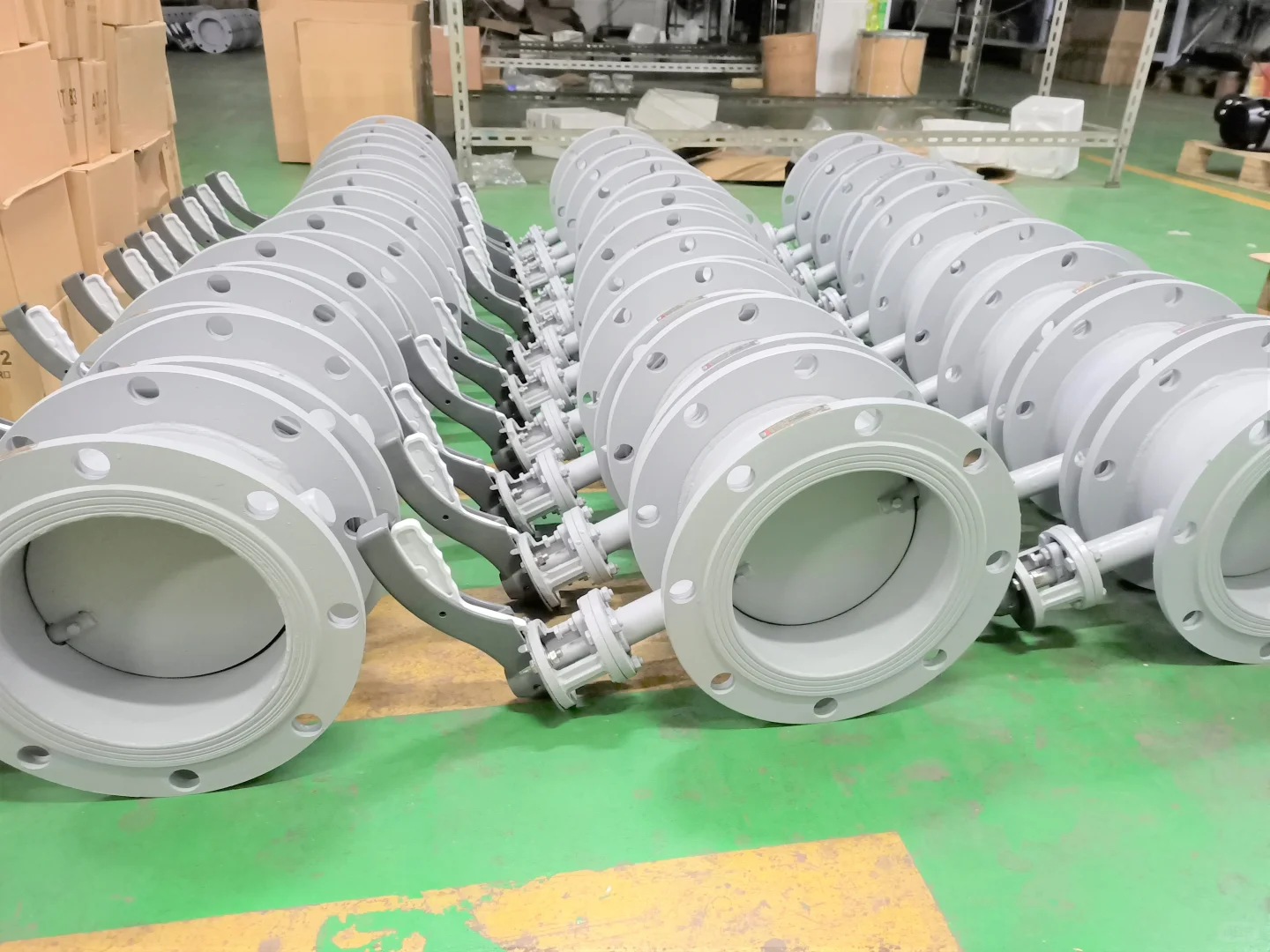 浦欧威阀门通风阀﻿ 采用钢板焊接制造