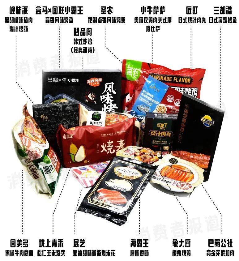 13款预制菜试吃