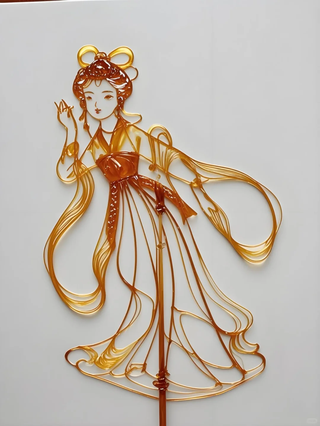 中国非遗 || 糖画中的古装仙子来啦！