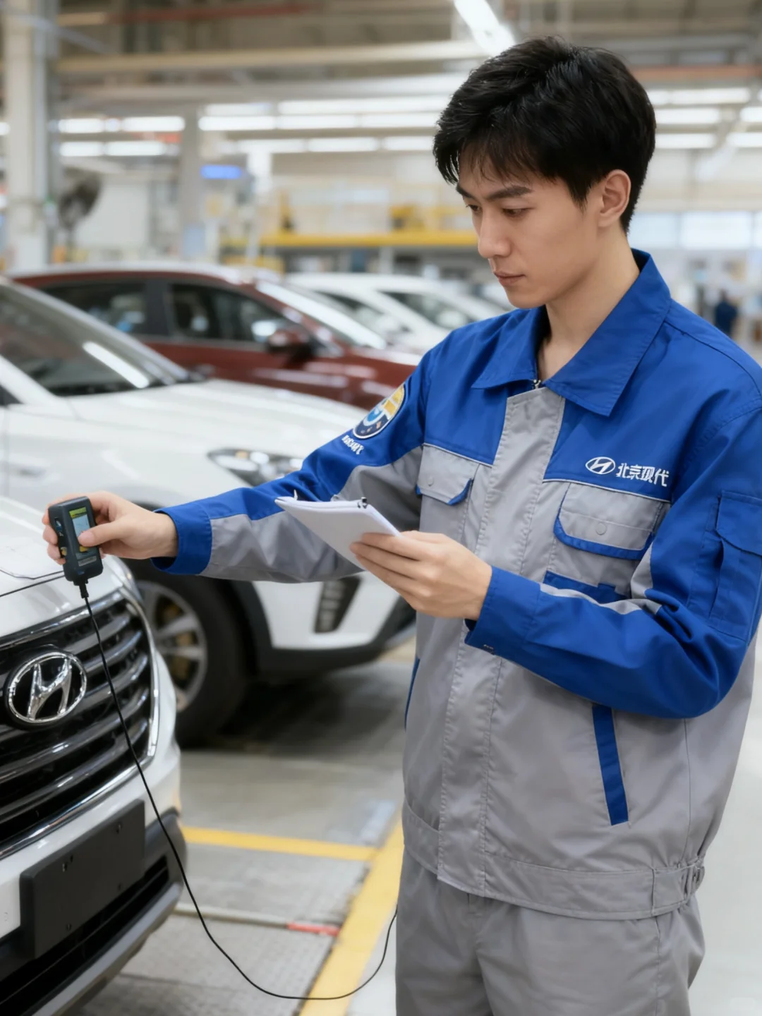 北京现代专属工装：立体剪裁显精神，耐磨面料