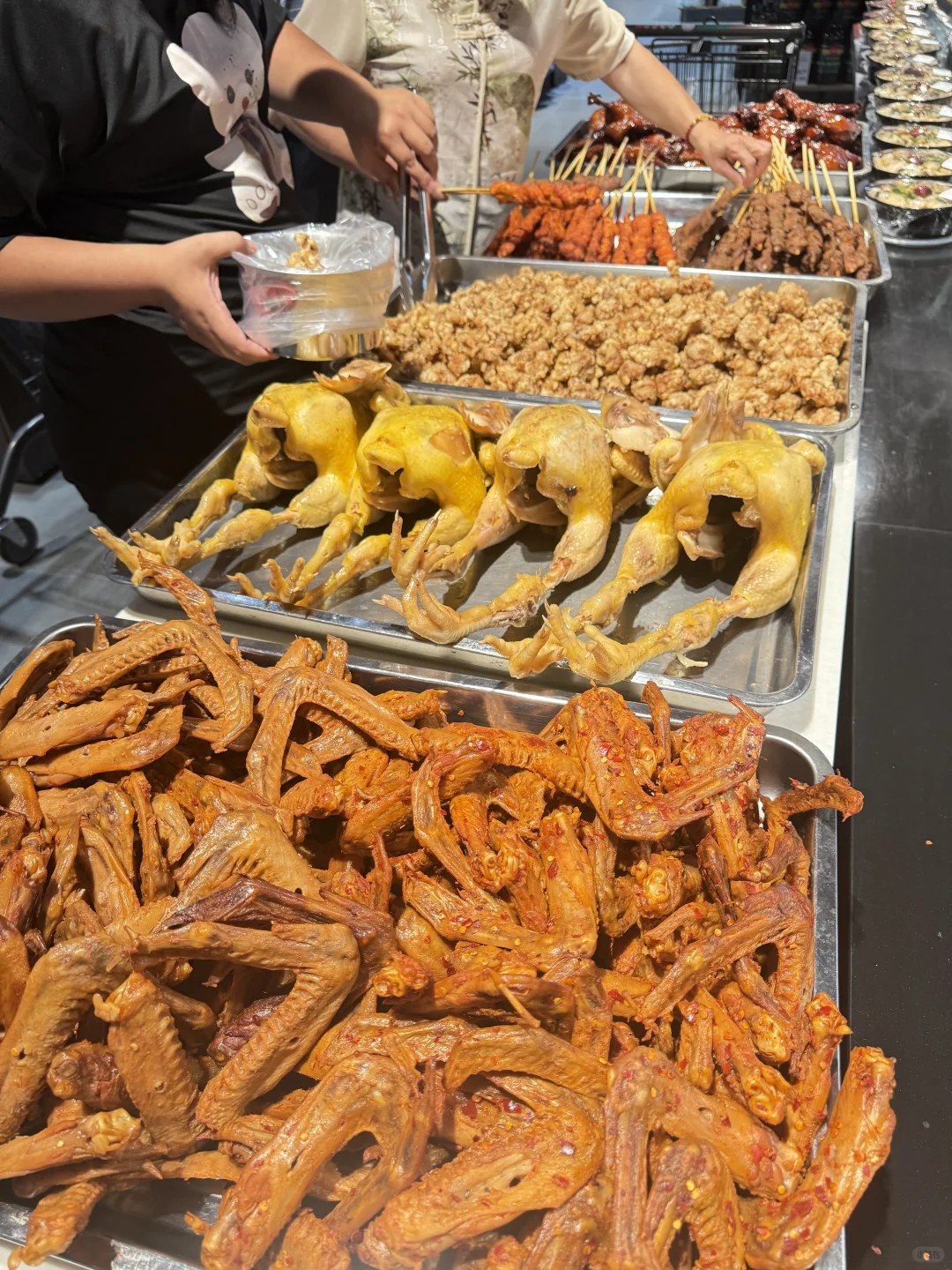 三明的超市居然有这么多熟食了吗