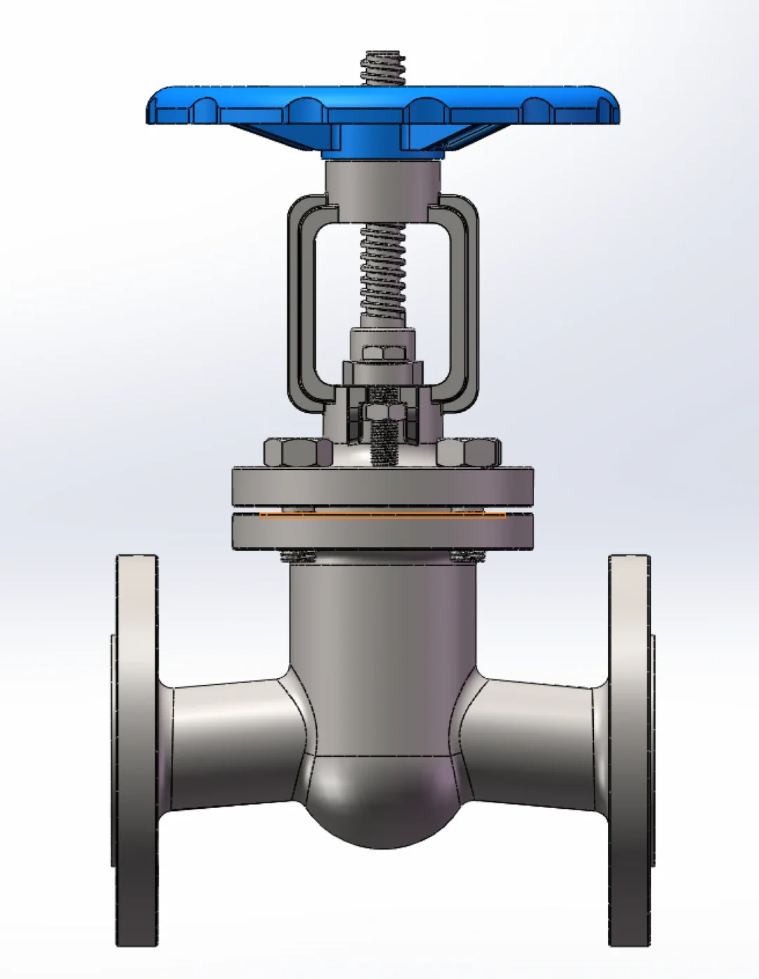 出闸阀三维模型有人要么