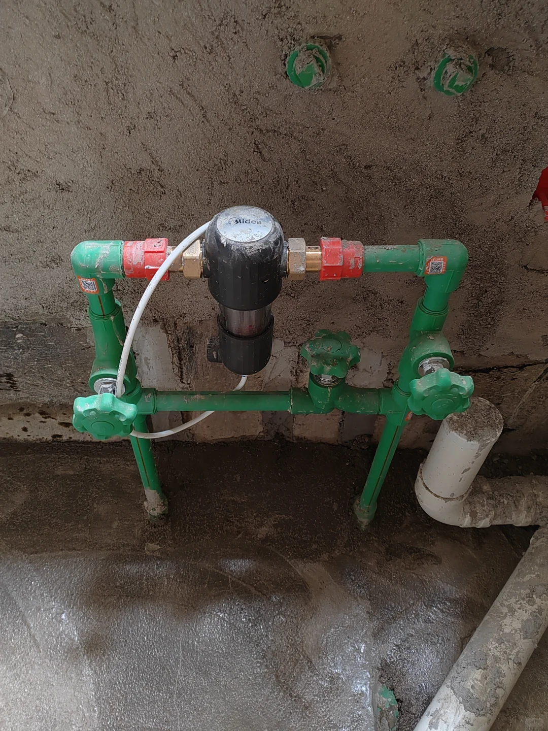 谁家前置过滤器安3个阀门啊❗