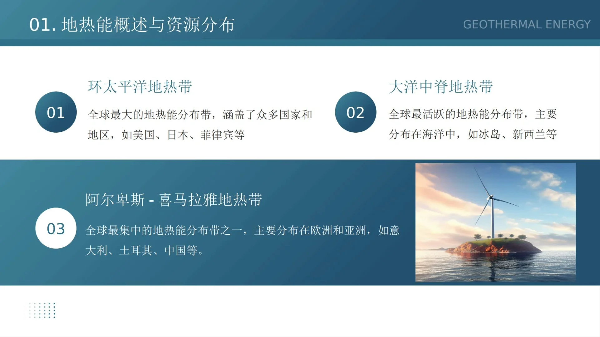 【662.】地热能利用技术研究与应用PPT模版