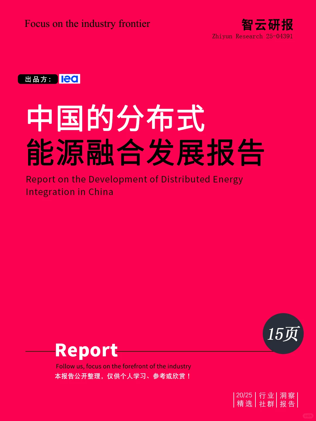 ?解读2025中国的分布式能源融合发展报告