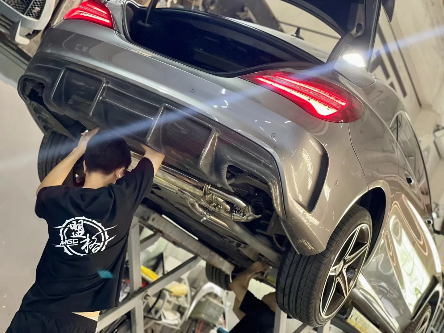 奔驰CLA220 W117 & RES智能阀门排气！