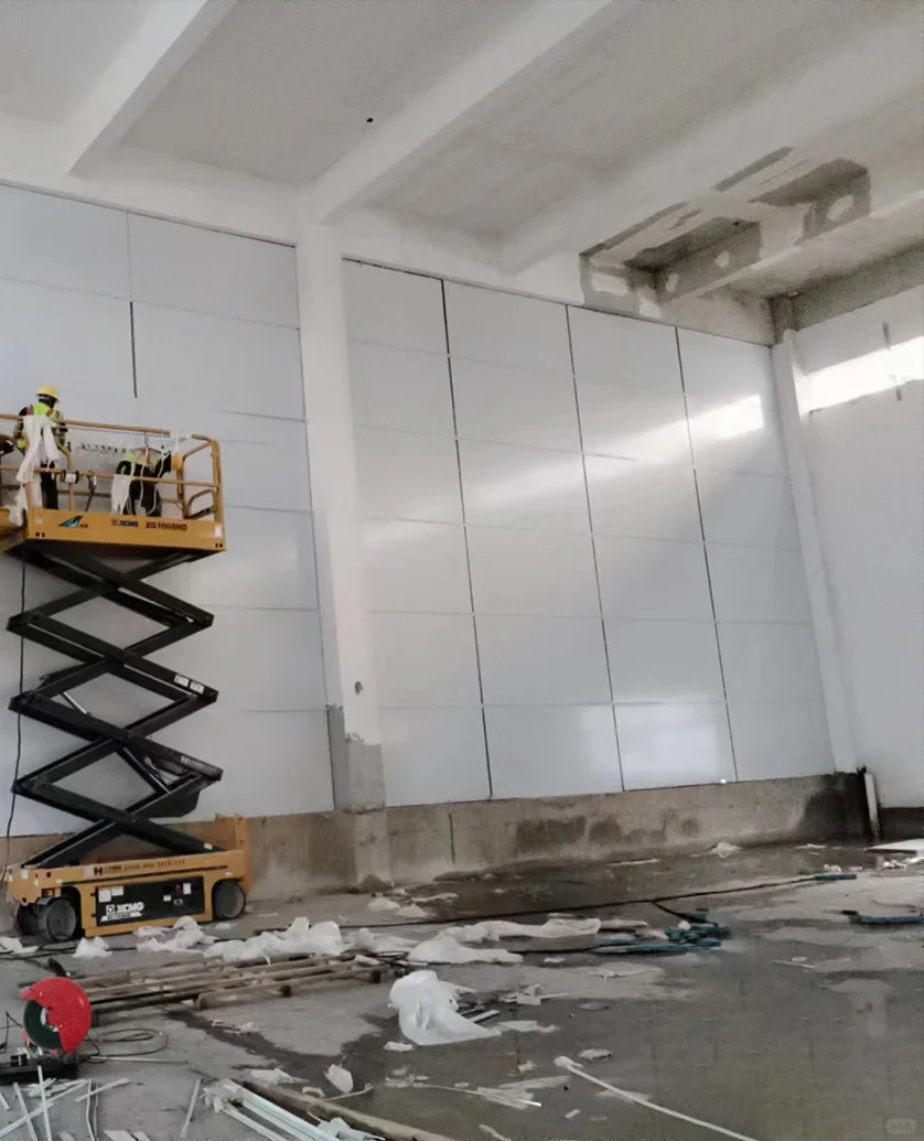 防爆墙施工现场