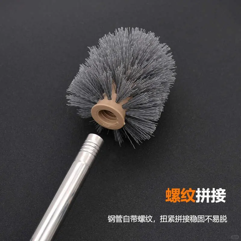 ?伸缩不锈钢马桶刷，蹲坑不再弯腰！