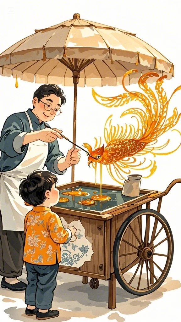 绘画素材——中国风糖画