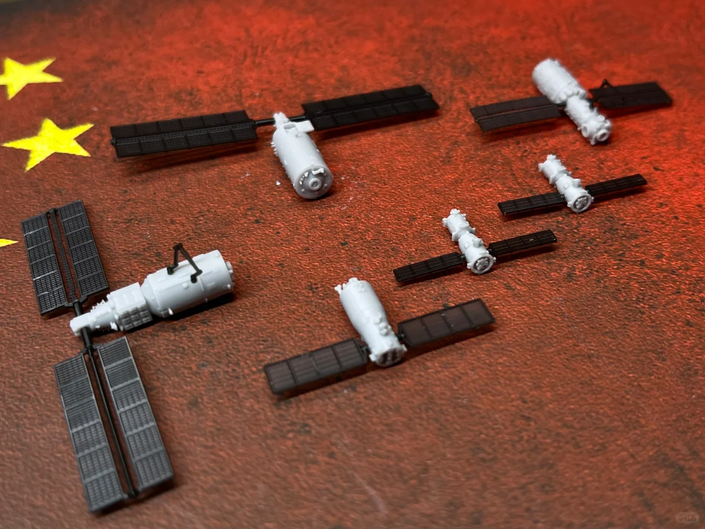 1/700 “天宫”空间站 模型 素模