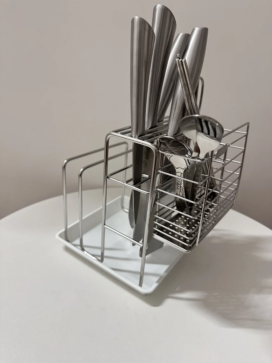 买到再也不怕发霉的304不锈钢刀架！