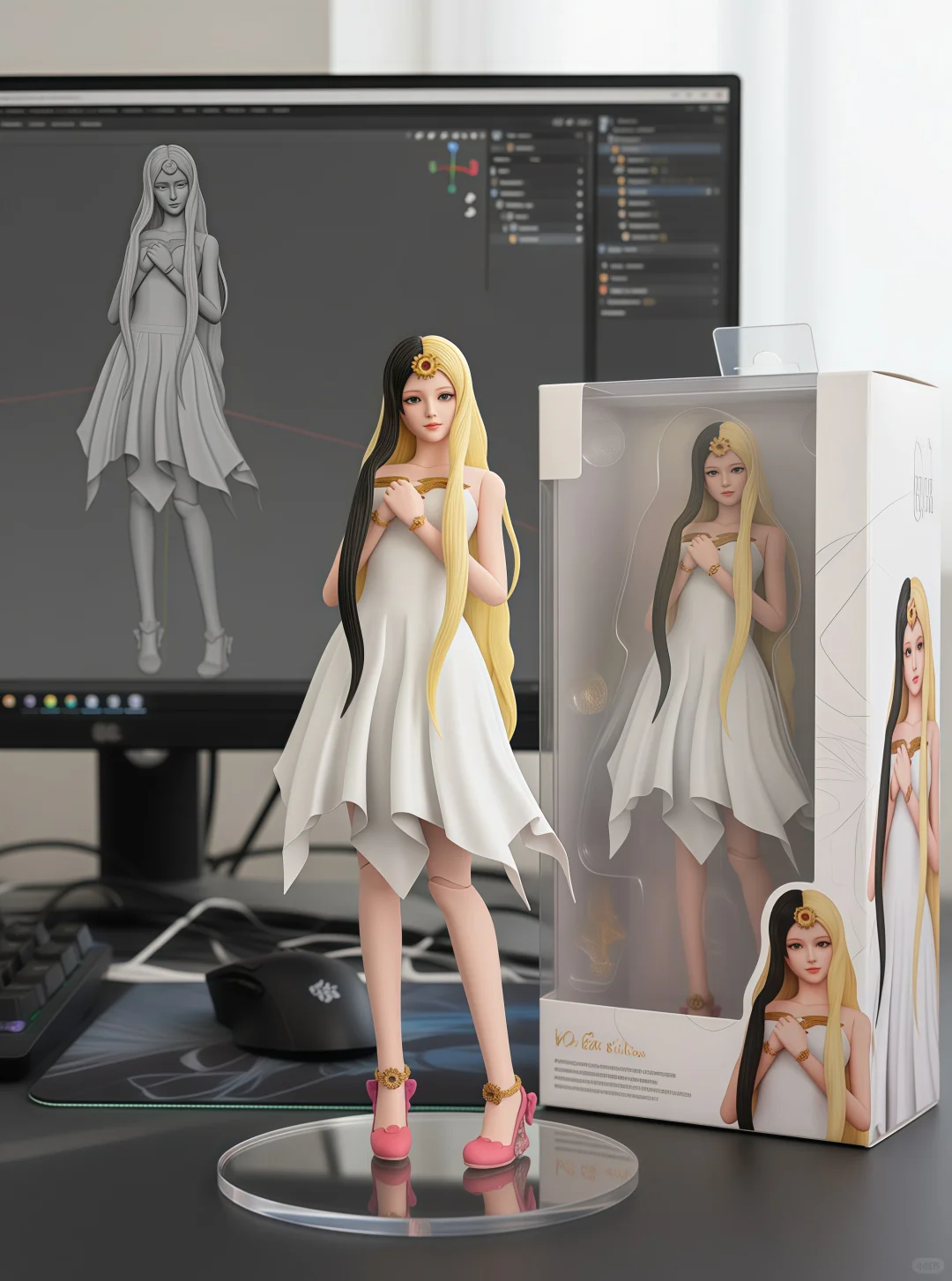 白光莹全形态手办来啦！这也太美了吧！