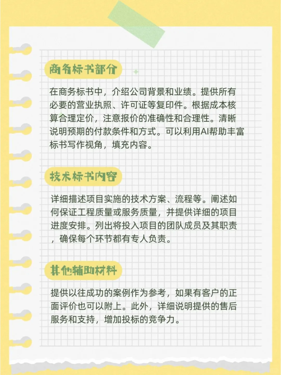 ?投标标书全流程超详细指南✨