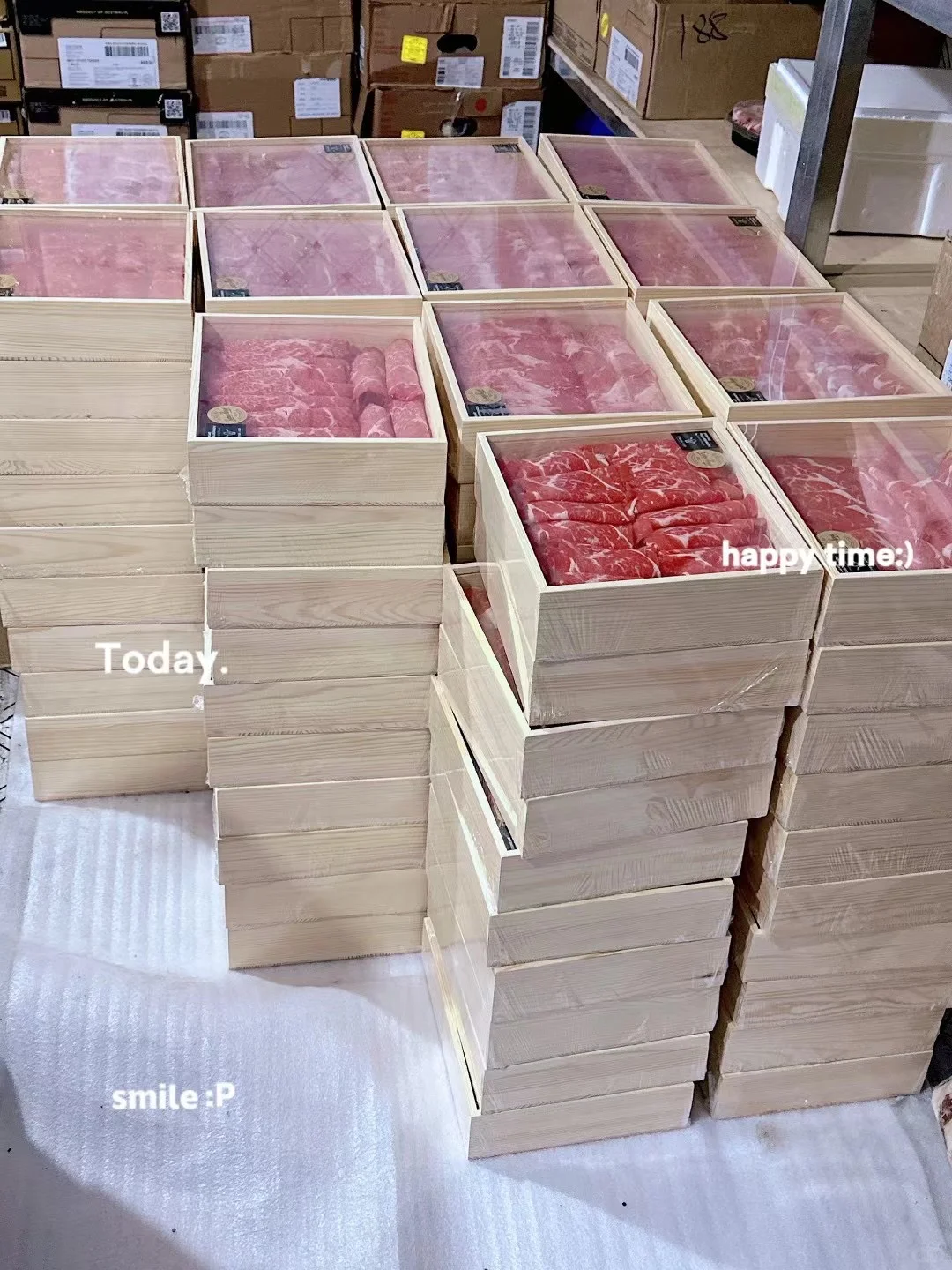 在沈阳、90后肉铺店主的日常～礼盒…