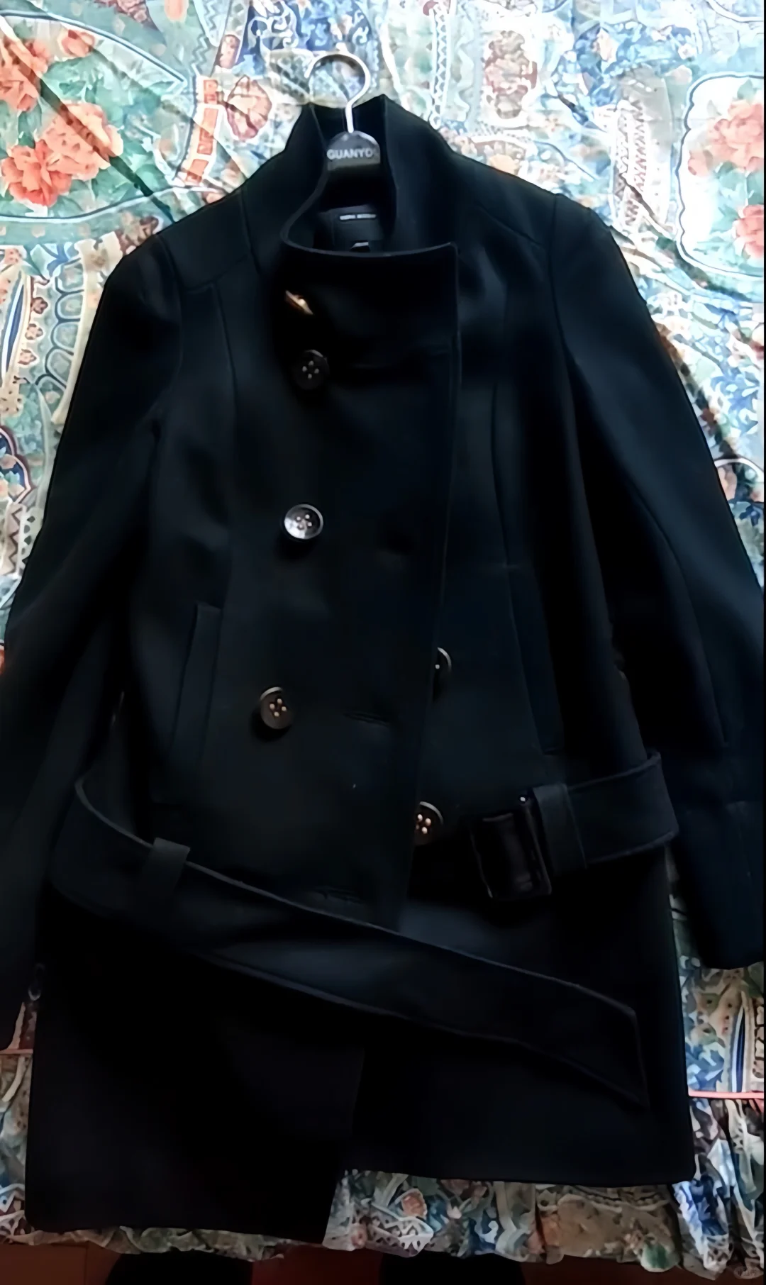 ranran这件黑色大衣 面料已经确定好了✅