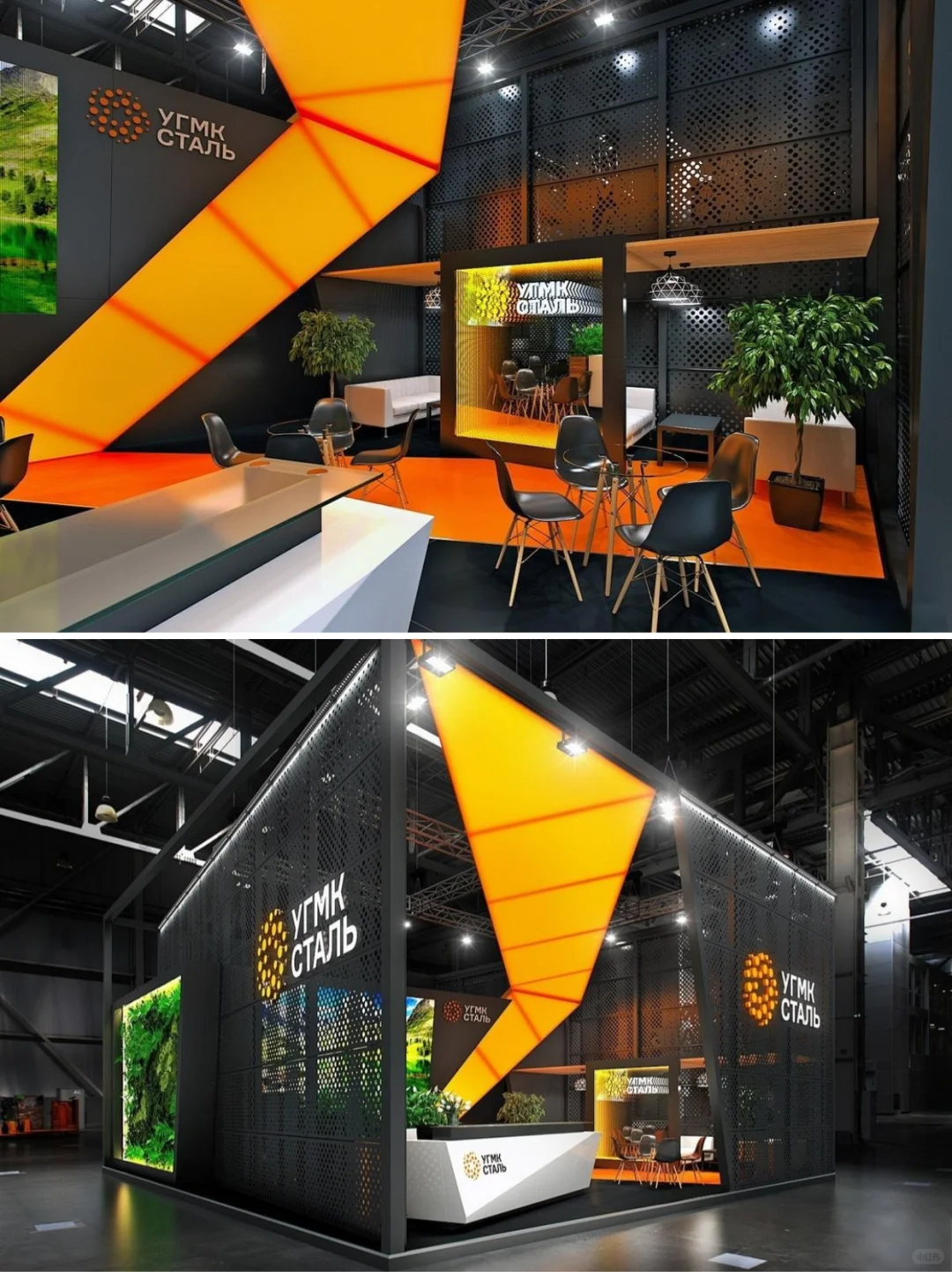 一些好看实用的?展台设计?码看