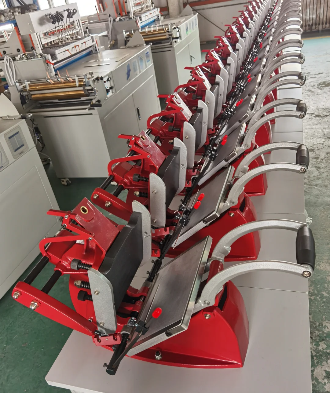 实物拍摄手动凸版印刷机