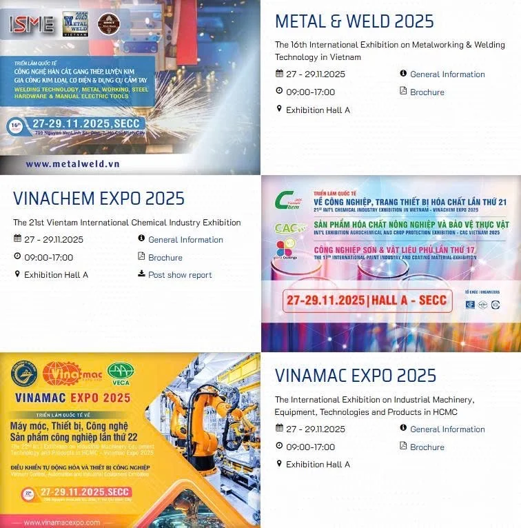 ? 11月胡志明SECC展会月全面引爆！