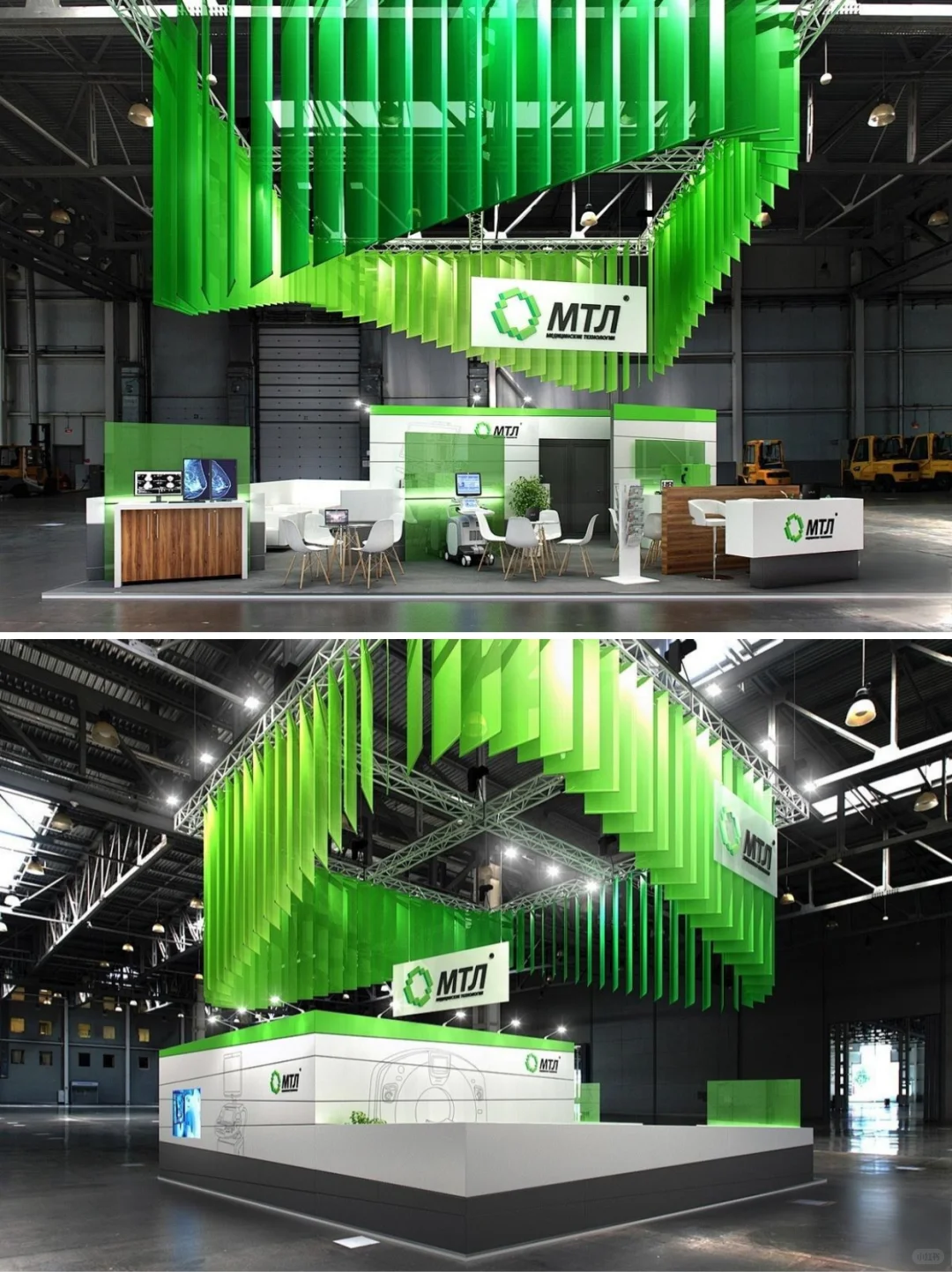 一些好看实用的?展台设计?码看