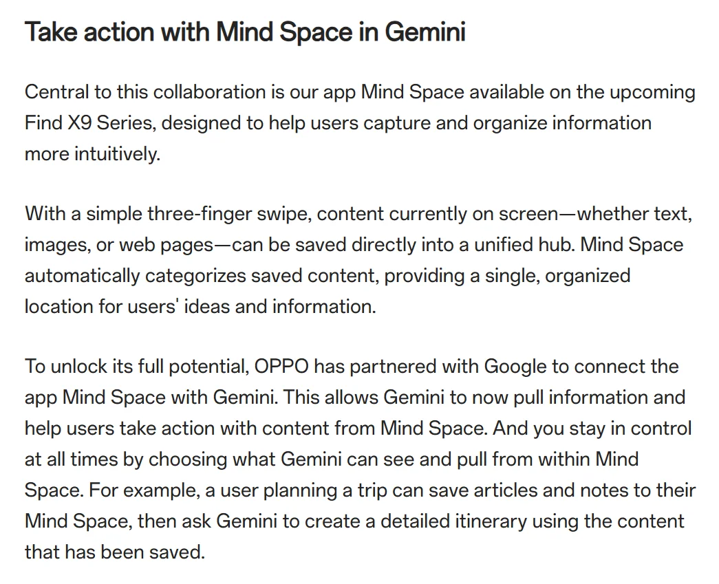 OPPO与Google联手重塑个性化移动AI体验