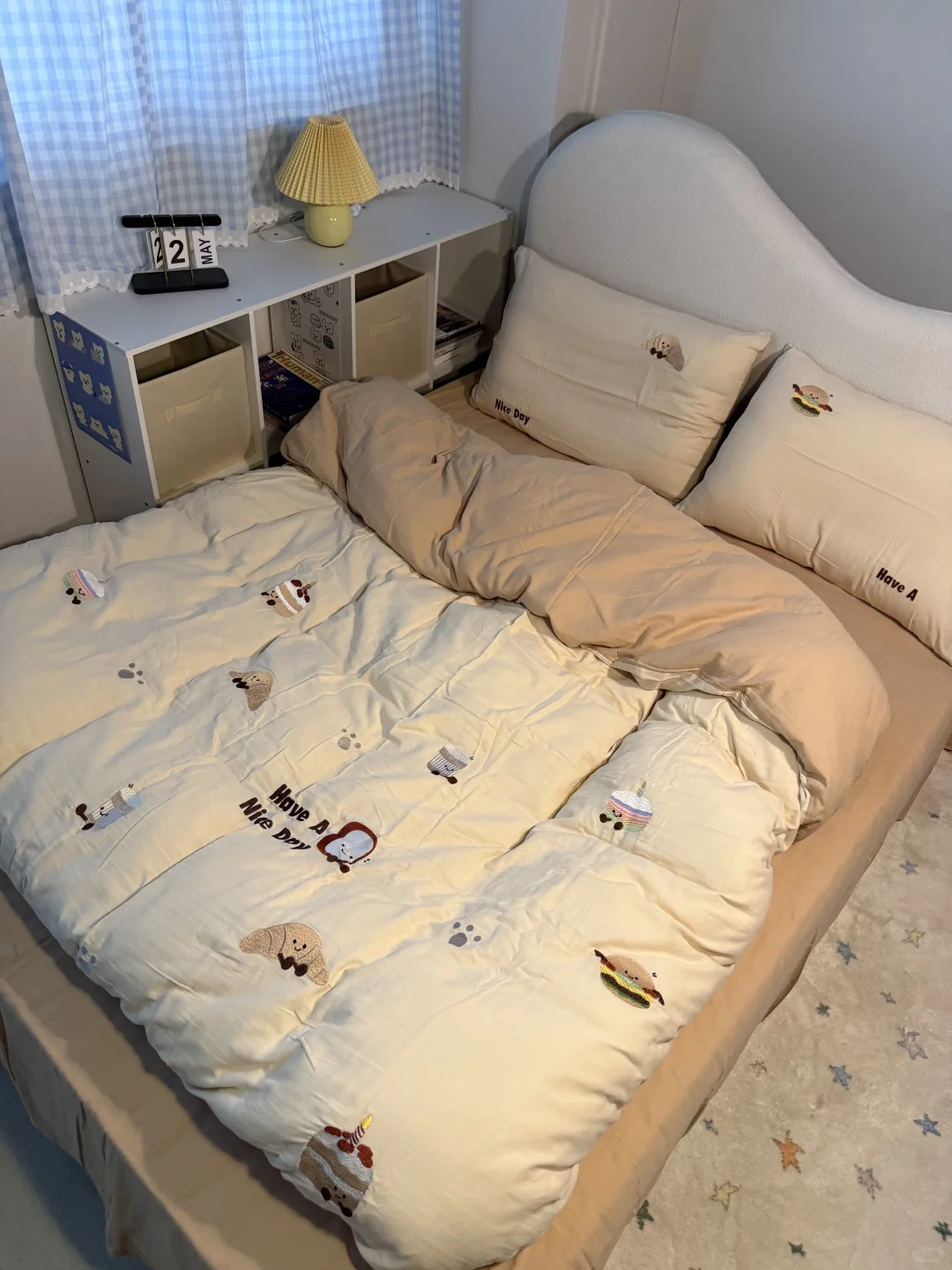 每次换四件套都觉得好幸福啊☺️