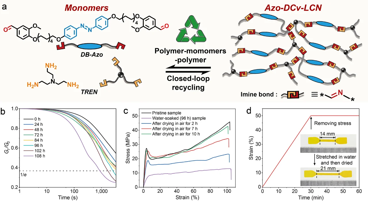 ?吉林大学Angew：动态液晶网络?